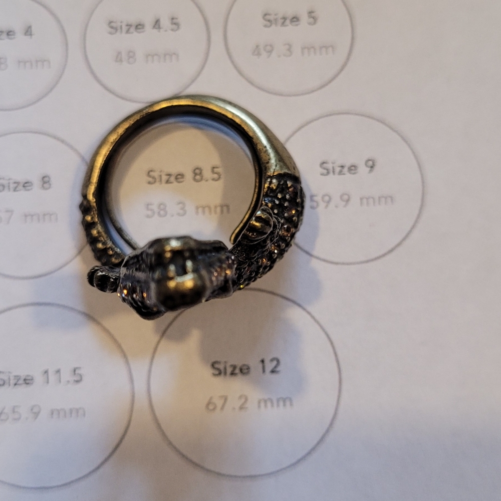 Ladies Alligator ring. Adjustable - Picture 5 of 5